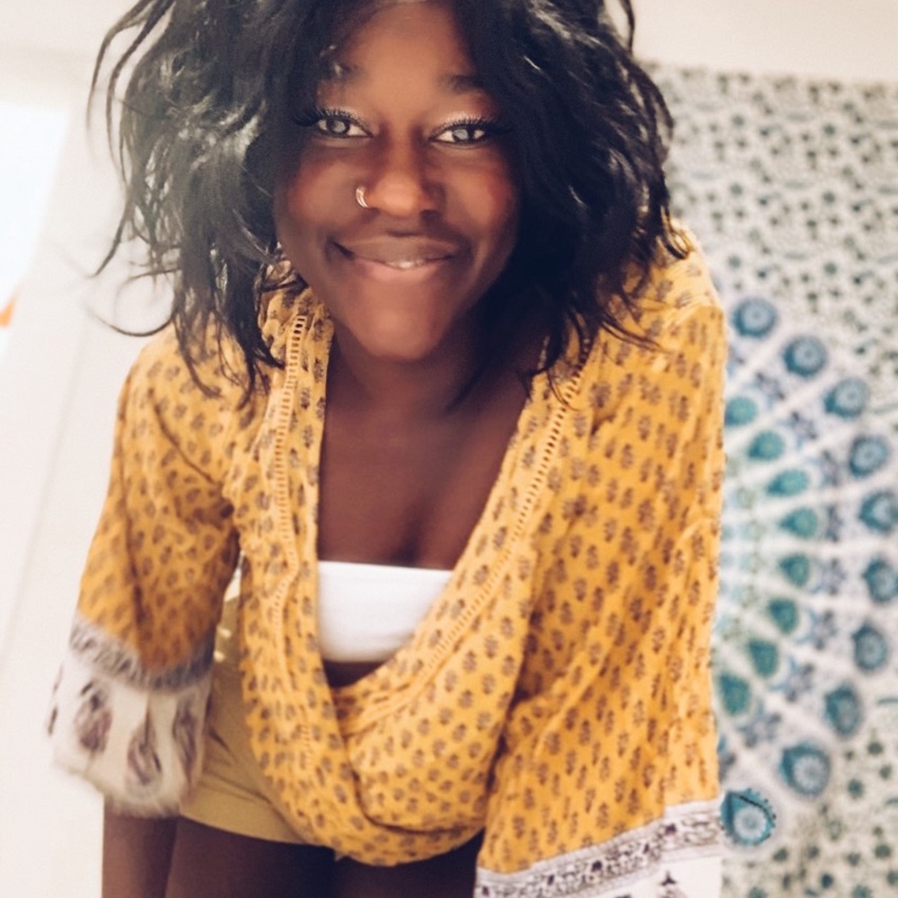 Flowy yellow shirt